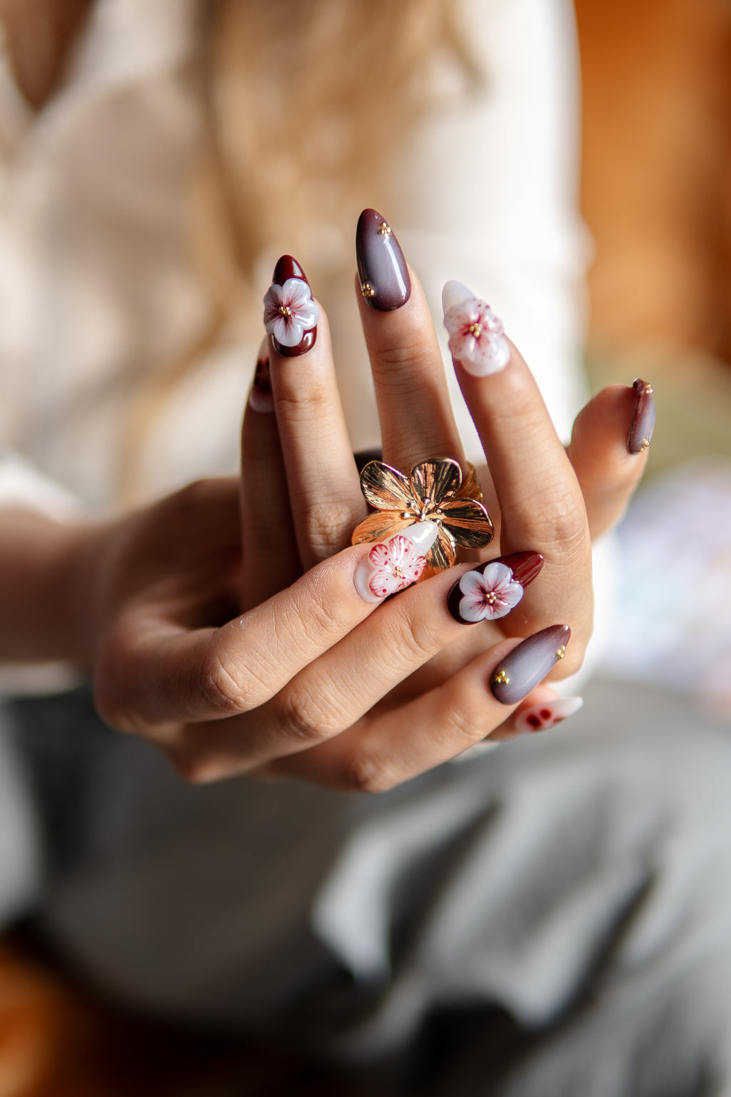 Fleur de Prune Écarlate